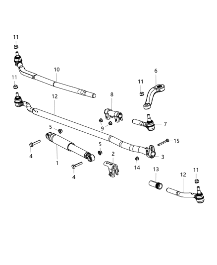 2017 Jeep Wrangler Steering Linkage Diagram