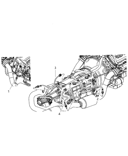 2007 Dodge Durango Oxygen Sensors Diagram 2