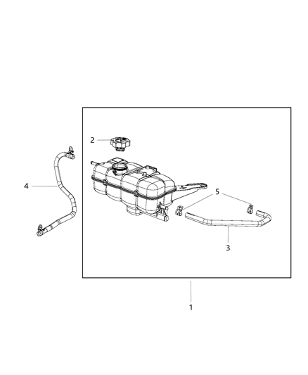 2018 Ram 1500 Coolant Recovery Bottle Diagram 1