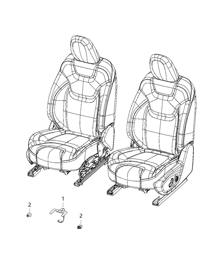 2021 Jeep Cherokee Sensors - Body Diagram 8