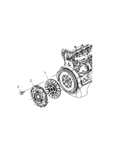 2009 Dodge Ram 4500 Clutch Assembly Diagram