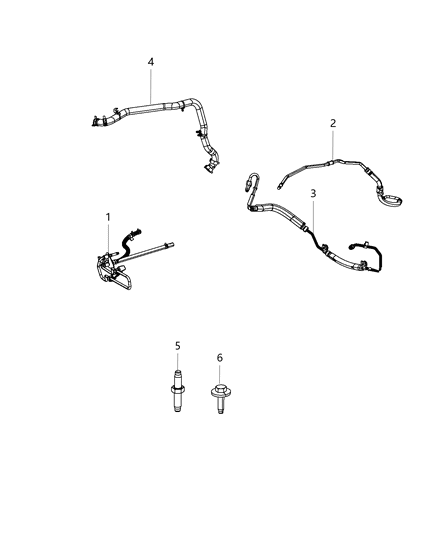 2019 Dodge Grand Caravan Power Steering Hoses Diagram