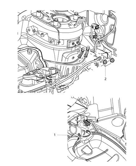 2016 Dodge Journey Ground Straps Diagram