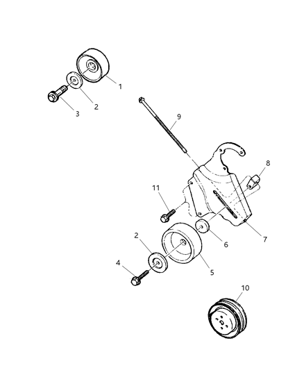 2000 Jeep Cherokee Drive Pulleys Diagram 2