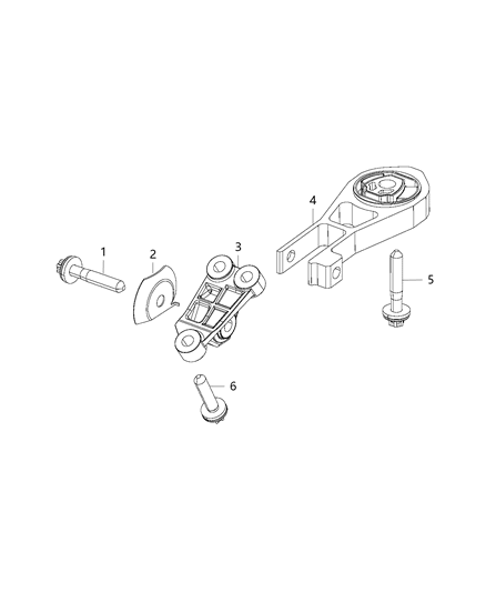 2015 Jeep Renegade Engine Mounting Diagram 13