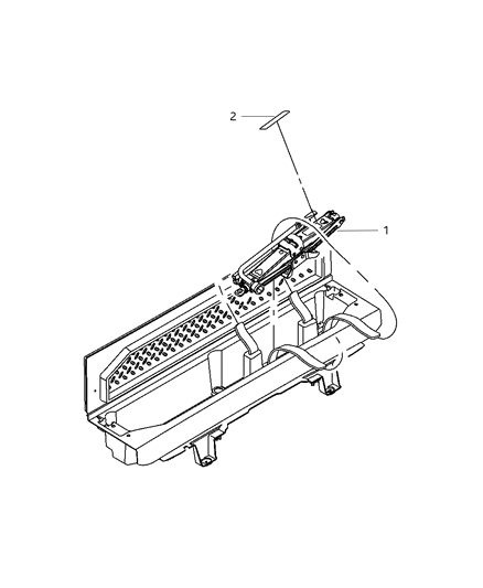 2006 Jeep Commander Rear Cargo & Storage Diagram