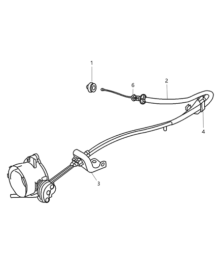 2006 Chrysler Town & Country Throttle Control Diagram 2