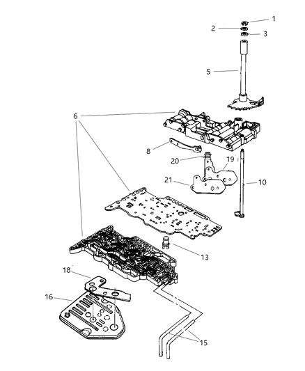 2000 Dodge Neon Valve Body Diagram