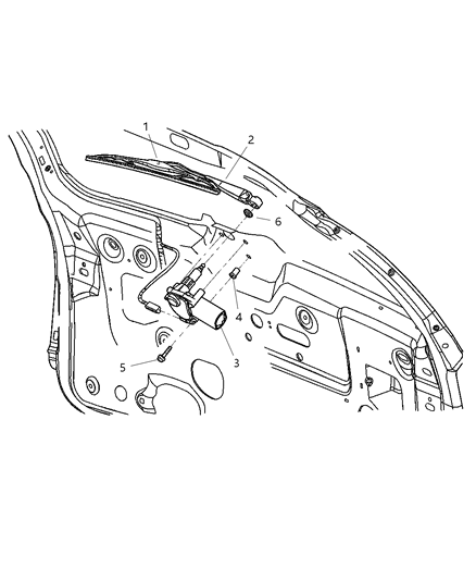 2002 Dodge Caravan Rear Wiper Diagram