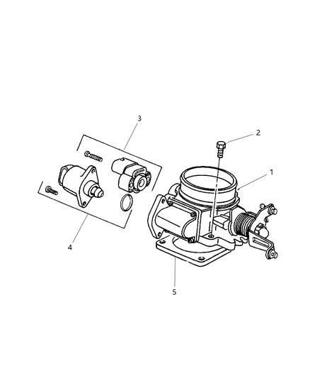 2001 Jeep Cherokee Throttle Body Diagram