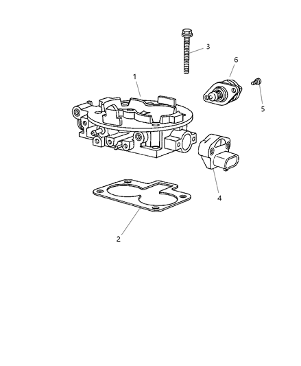 1999 Dodge Durango Throttle Body Diagram