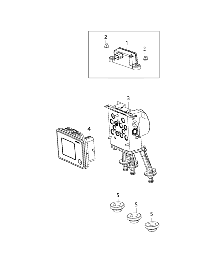 2016 Chrysler 300 Module, Anti-Lock Brake Diagram