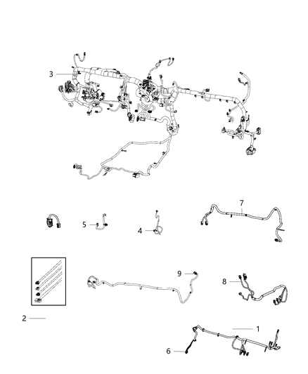 2020 Ram 3500 Wiring - Instrument Panel Diagram