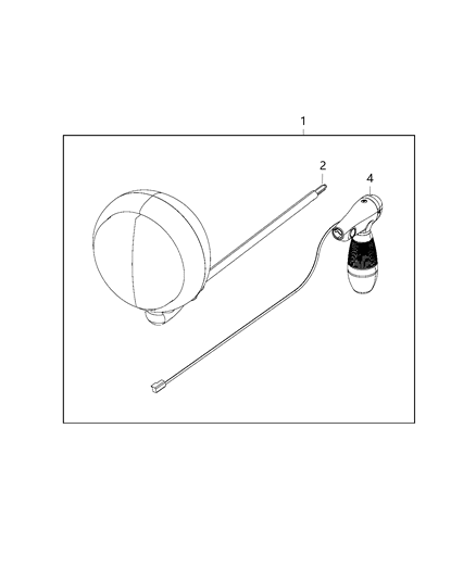 2017 Dodge Charger Lamp, Police Spot Diagram