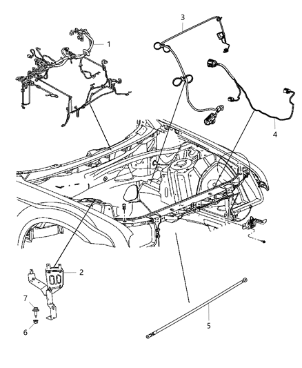 2012 Chrysler 300 Wiring-HEADLAMP To Dash Diagram for 68057691AC