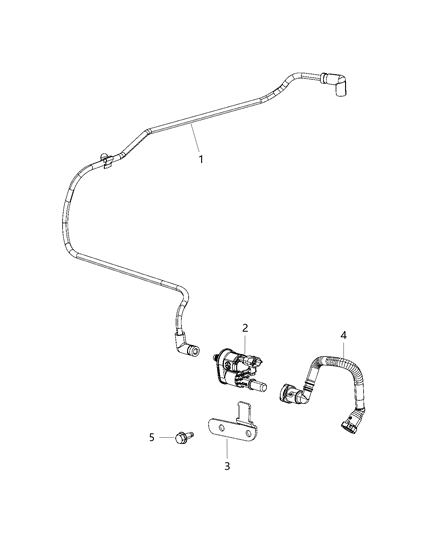 2020 Dodge Charger Emission Control Vacuum Harness Diagram 3