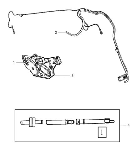 2011 Jeep Wrangler Rear Washer System Diagram