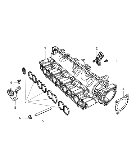 2011 Dodge Journey Intake Manifold Diagram 1