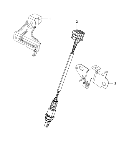 2017 Jeep Grand Cherokee Oxygen Sensors Diagram 3