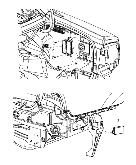 2015 Chrysler 300 Blind Spot Detection Diagram