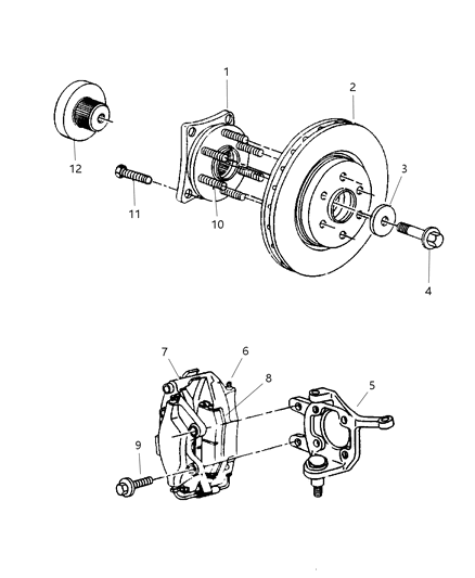 2000 Dodge Viper Front Brakes Diagram