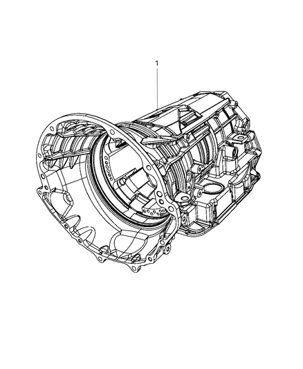 2009 Jeep Grand Cherokee Case , Extension & Adapter Diagram 2