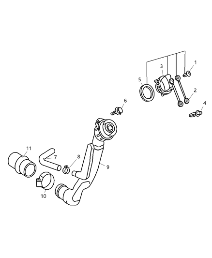 2004 Dodge Sprinter 3500 Cap-Fuel Filler Diagram for 5119573AA