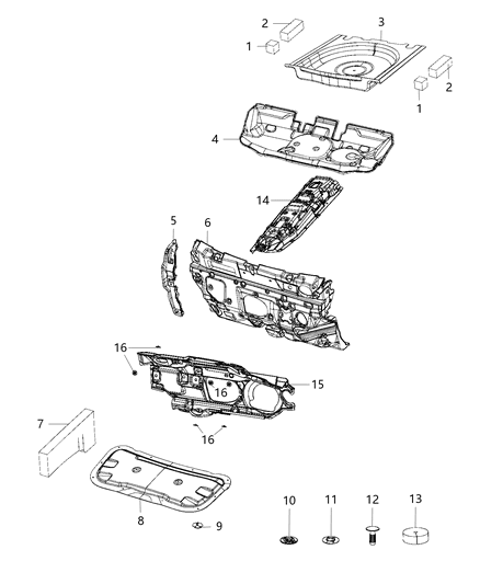 2020 Jeep Compass Silencers Diagram