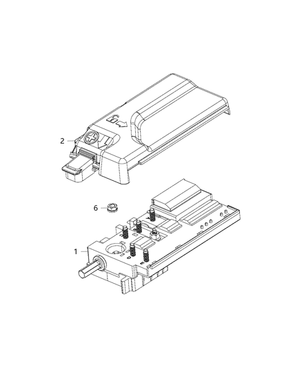 2018 Chrysler Pacifica Assembly, Pre Fuse Box Diagram