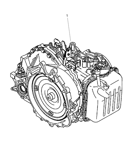 2005 Dodge Stratus Transaxle Assembly Diagram 2