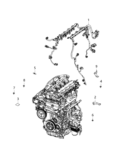 2021 Jeep Cherokee Wiring, Engine Diagram 3