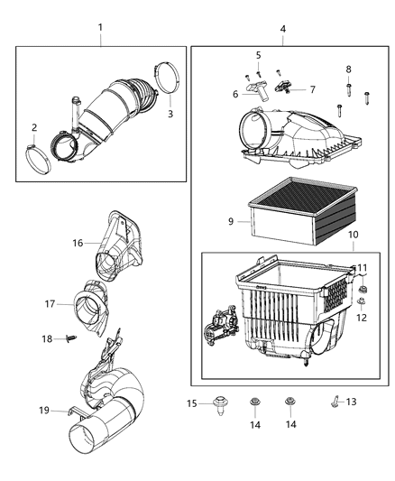 2013 Ram 5500 Air Cleaner Diagram