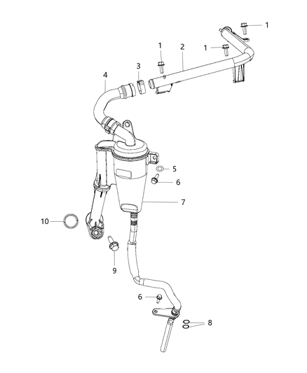 2020 Jeep Renegade Crankcase Ventilation Diagram 2