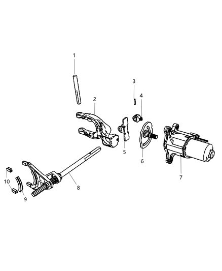 2009 Jeep Grand Cherokee Forks & Rail Diagram 2