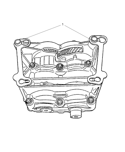 2009 Chrysler PT Cruiser Balance Shafts Diagram 1