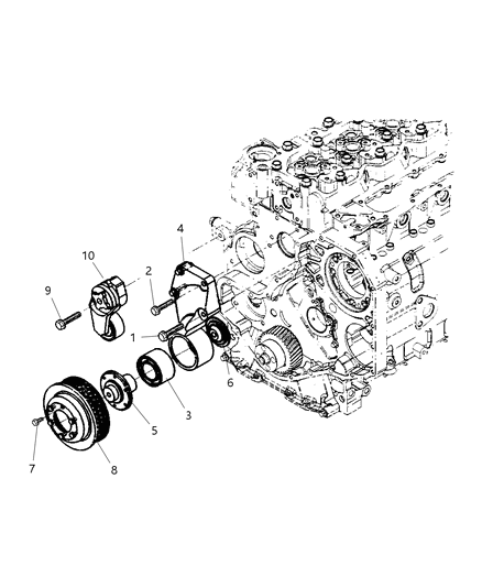 1999 Dodge Ram 1500 Drive Pulleys Diagram 3