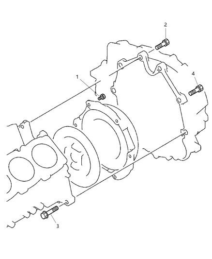 2004 Chrysler Sebring Transaxle Mounting Diagram 1