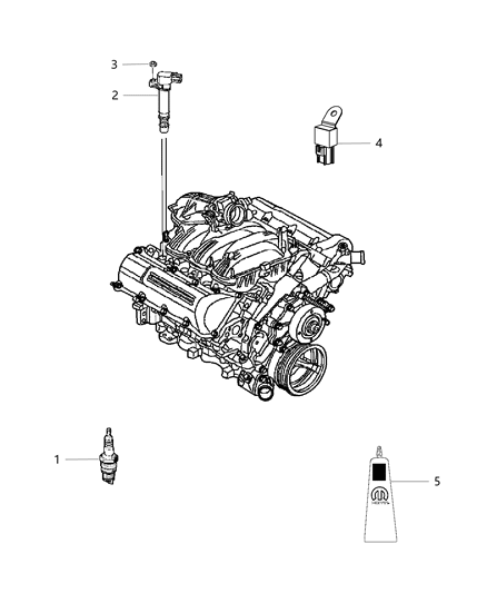 2018 Jeep Wrangler Spark Plugs, Ignition Coil Diagram 2