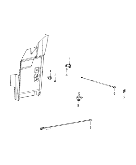 2013 Ram 1500 Lighting, Interior Diagram 2