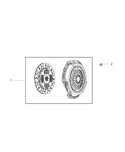 2021 Jeep Wrangler Clutch Assembly Diagram