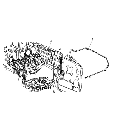 2009 Jeep Liberty Emission Control Vacuum Harness Diagram