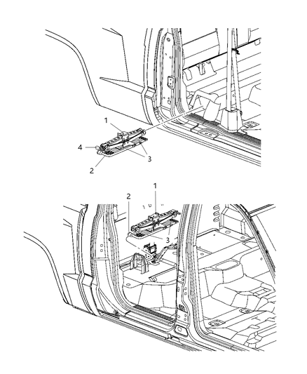 2008 Dodge Dakota Jack Assembly Diagram