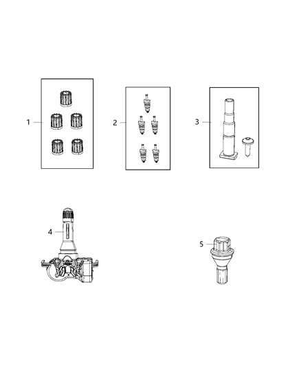 2019 Jeep Compass Tire Monitoring System Diagram