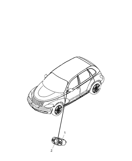 2008 Chrysler PT Cruiser Switches Seat Diagram