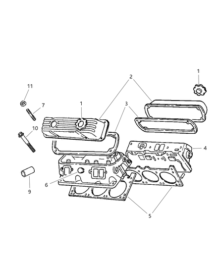 1998 Dodge Ram 1500 Cylinder Head Diagram 1