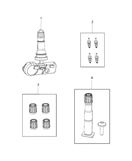 2020 Ram 1500 Tire Monitoring System Diagram