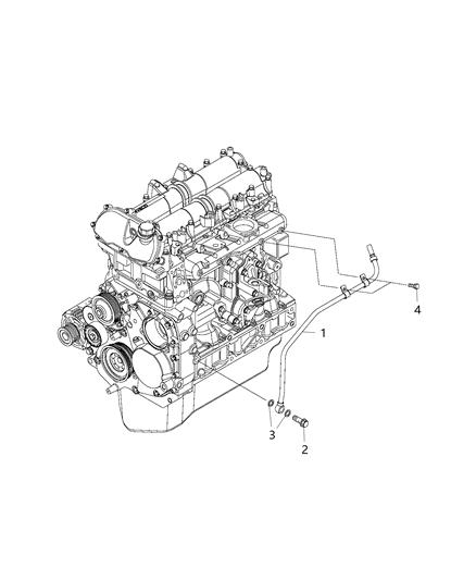 2018 Ram ProMaster 3500 Tube Diagram for 68226955AA