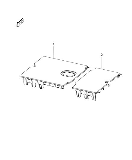 2017 Ram 3500 Load Floor, Cargo Diagram