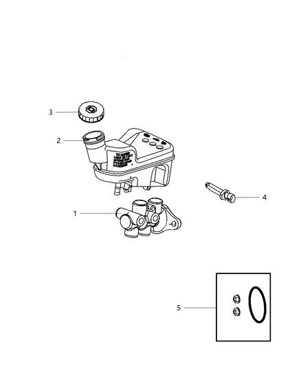 2007 Dodge Caliber Master Cylinder Diagram 2