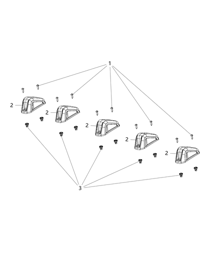 2019 Ram ProMaster 3500 Lamps, Roof Diagram